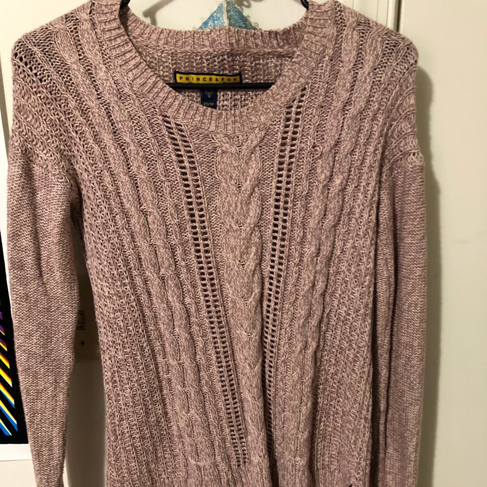 Light Pink Knit Sweater